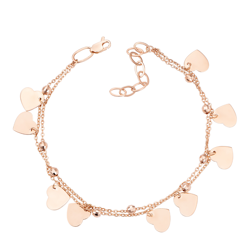 Золотий браслет без вставки. Артикул 07235/01/0