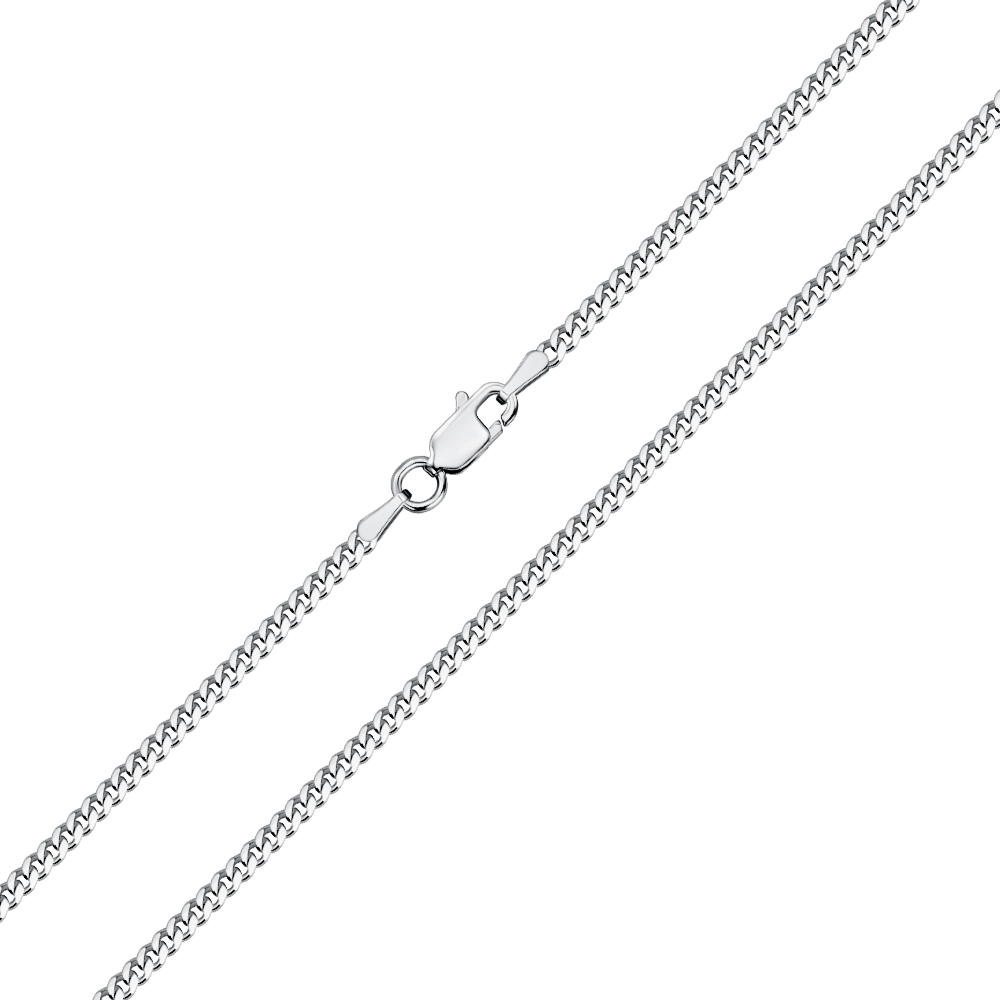 Срібний ланцюжок Гурмет 08 S.FLAT-L/12