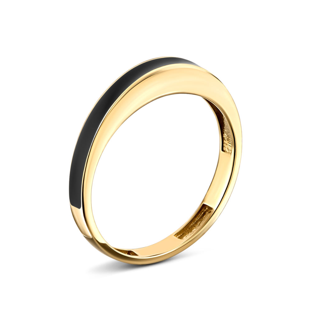 Золотое кольцо с эмалью. Артикул UG51/101/098/2