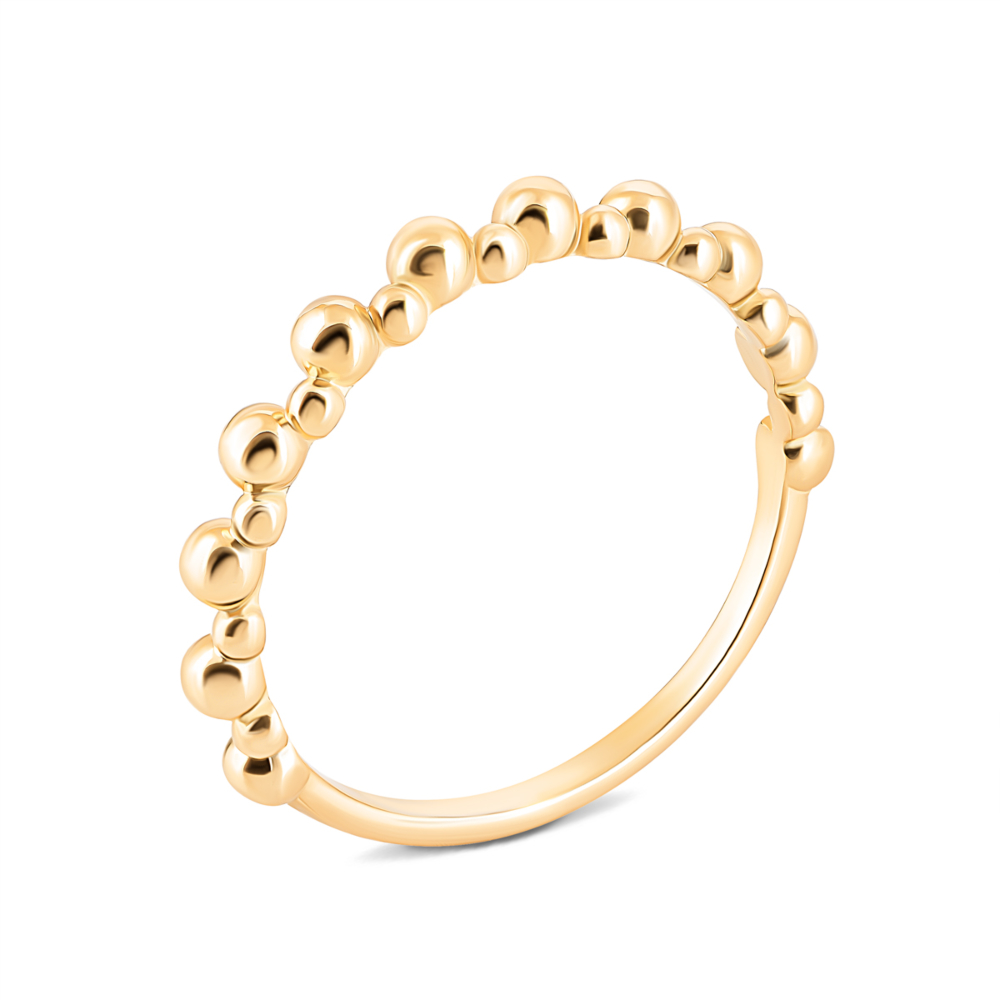 Золотое фаланговое кольцо без вставки. Артикул UG51/201/012/2