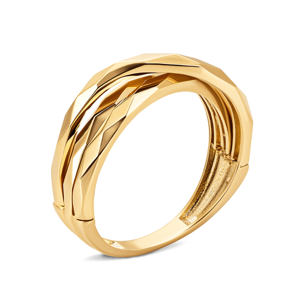 Золотое кольцо без вставки. Артикул UG51/201/059/2