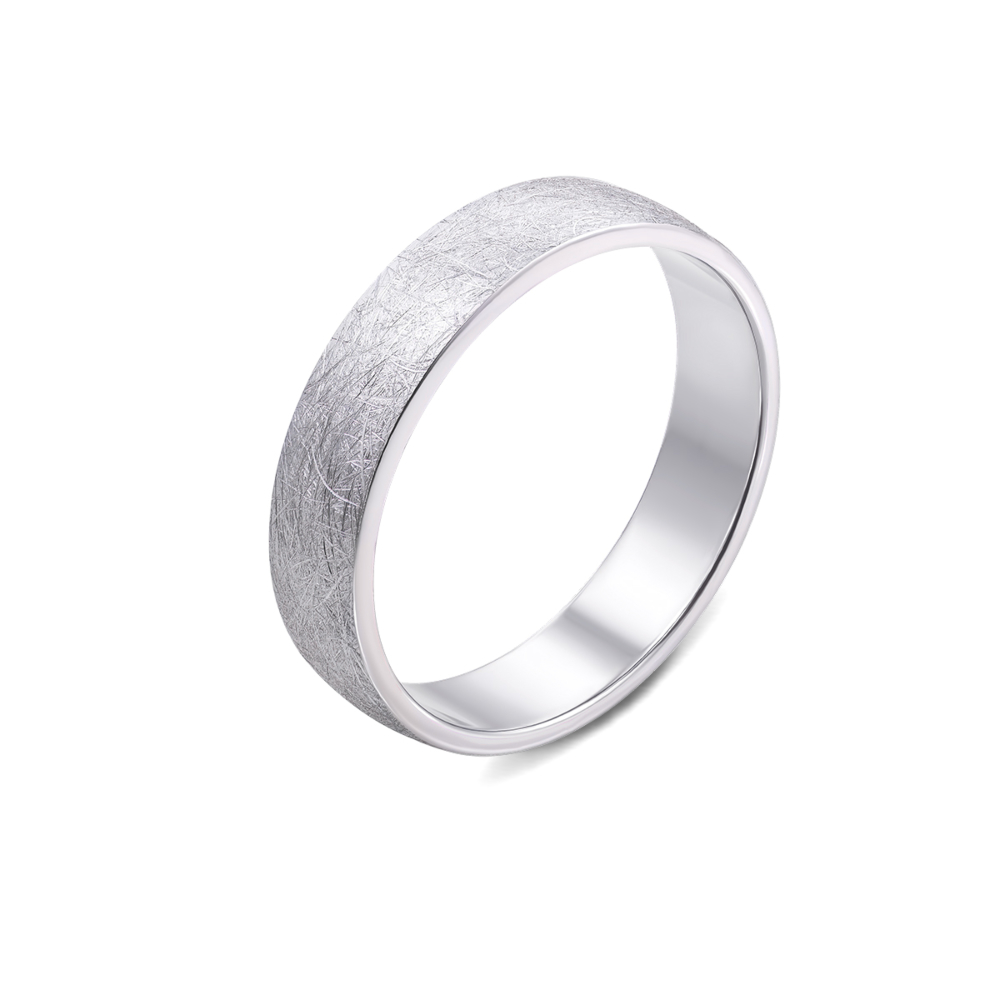 Обручальное кольцо с алмазной гранью. Артикул 10163б
