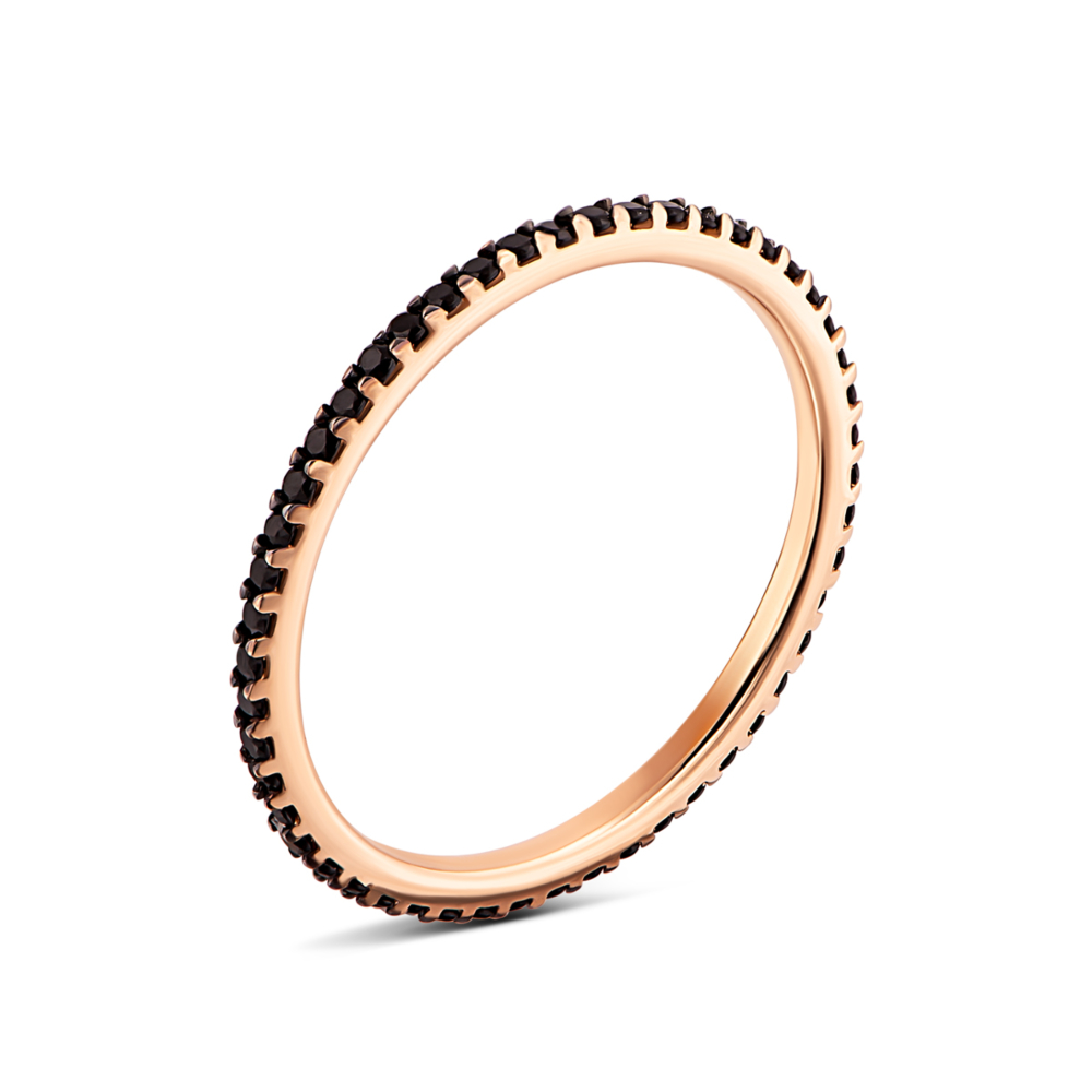 Золотое кольцо с фианитами. Артикул UG5110128110101