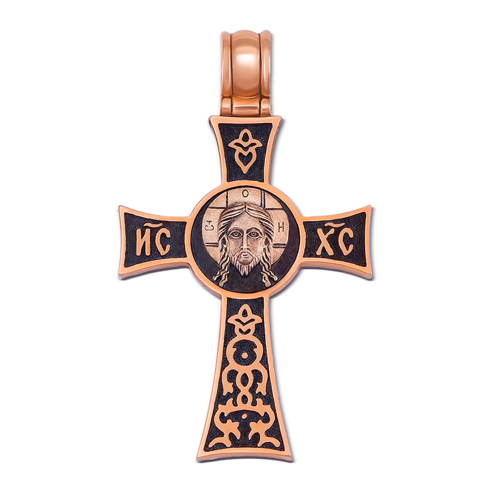 Золотой крестик «Возрождение». Артикул 11481-Ч
