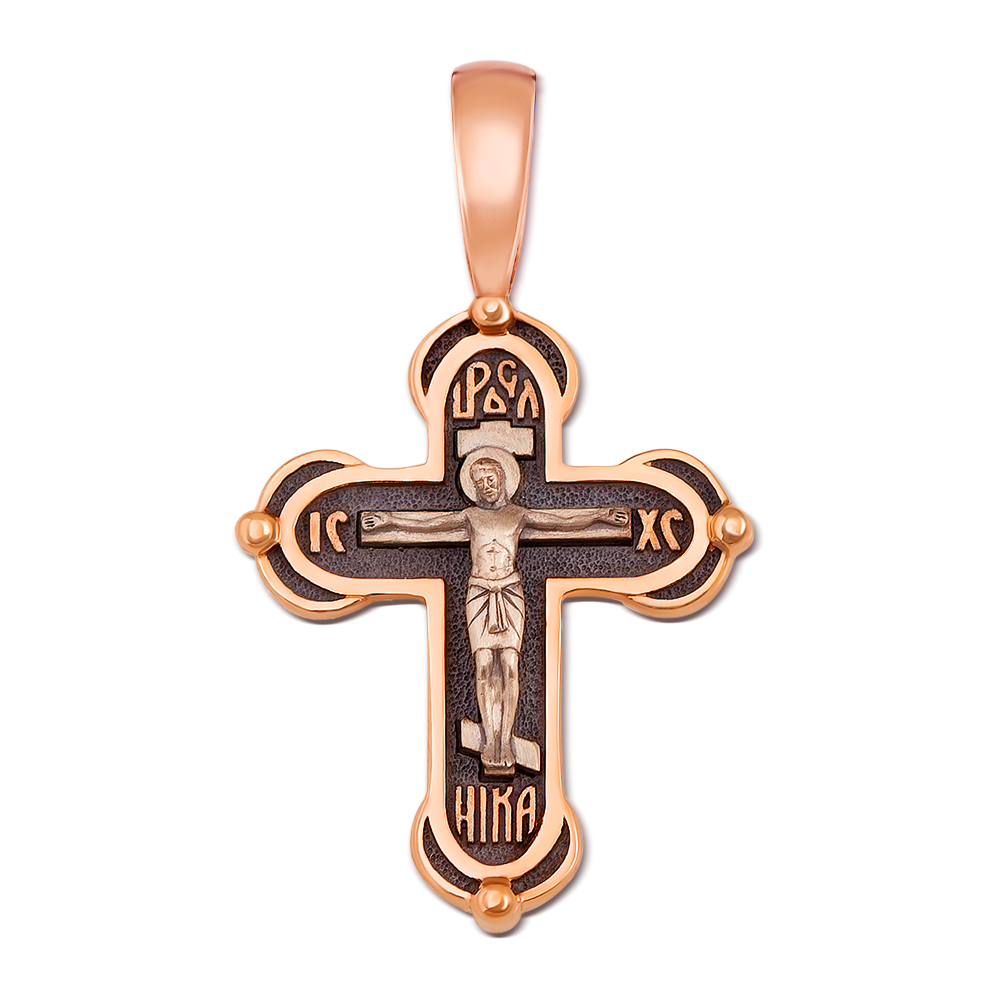 Золотий хрестик «Відродження». Артикул 11491-Ч