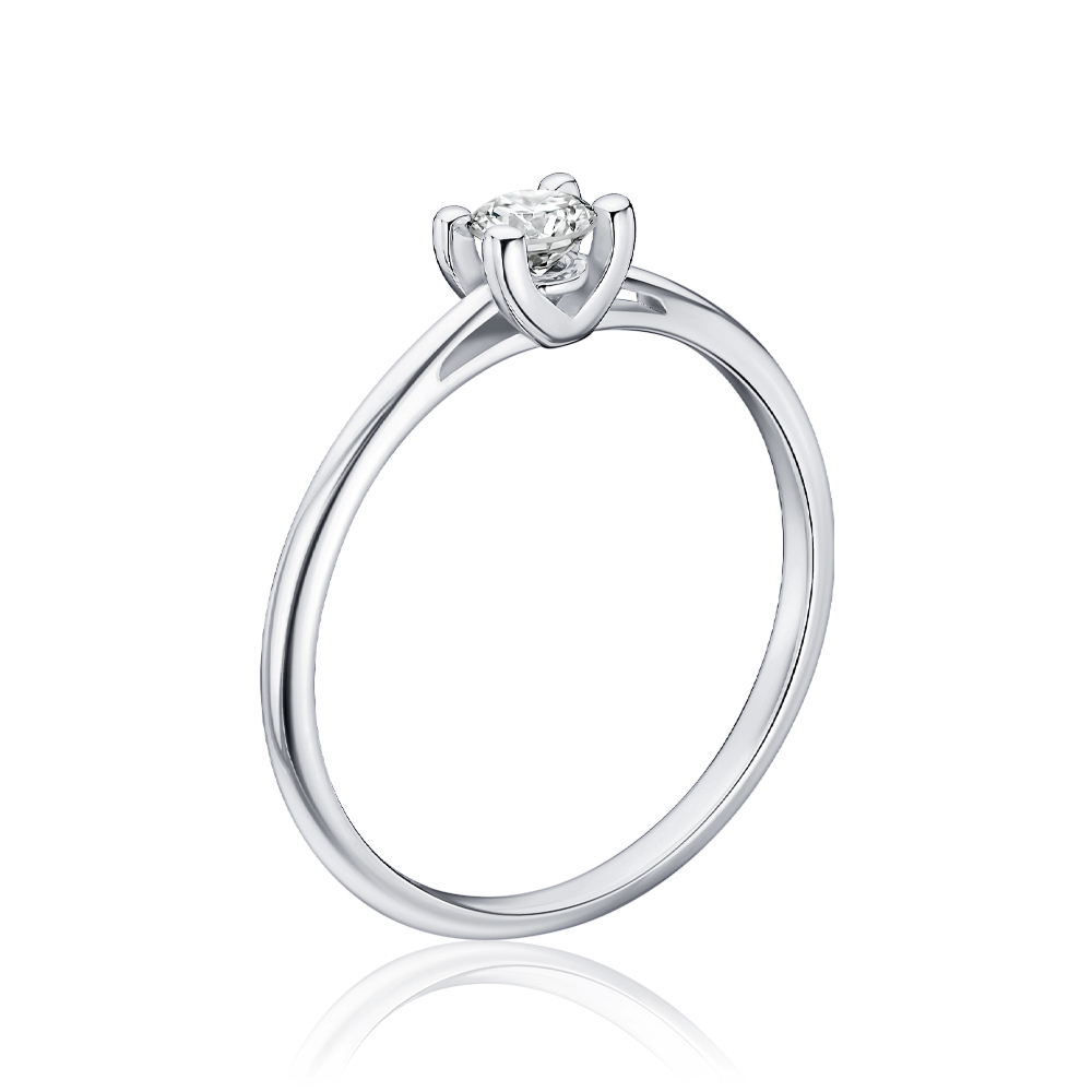 Золота каблучка з екодіамантом 1154YH-L/02/1/11919