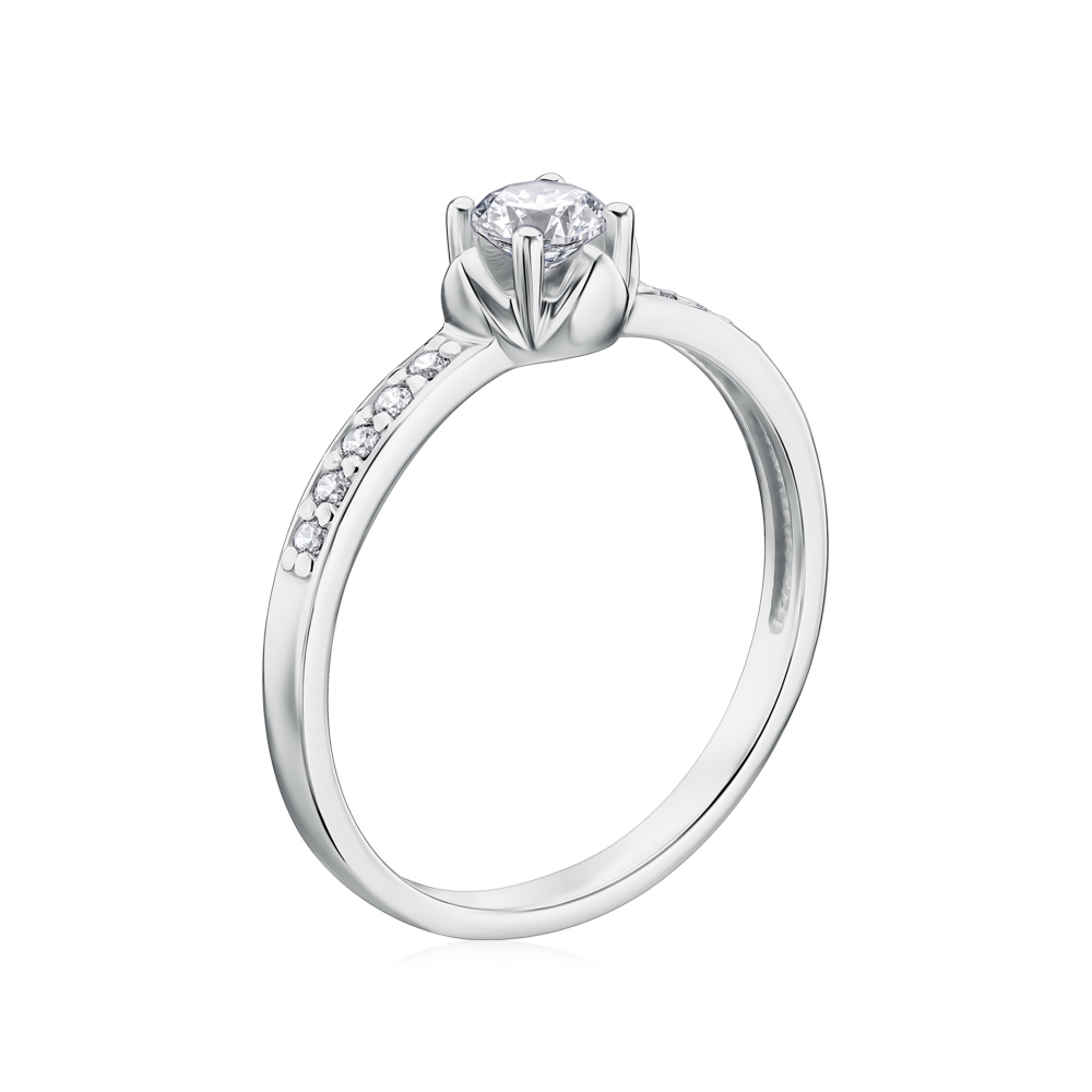 Золота каблучка з фіанітами Tesori 12155/02/1/4486