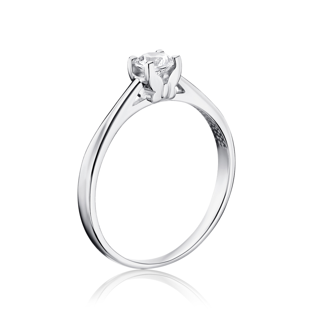 Золотое кольцо с фианитом Tesori 12253/02/1/4027