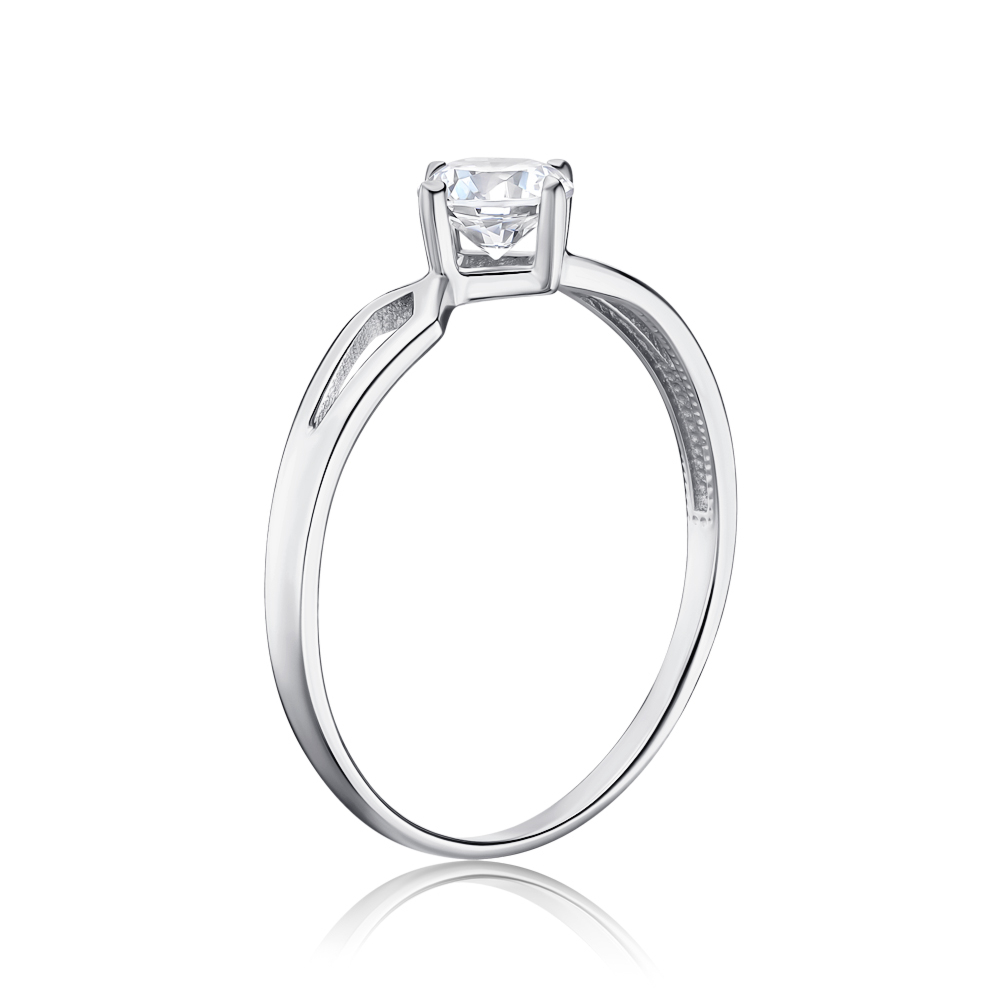 Золота каблучка з фіанітом Tesori 12303/02/1/4024