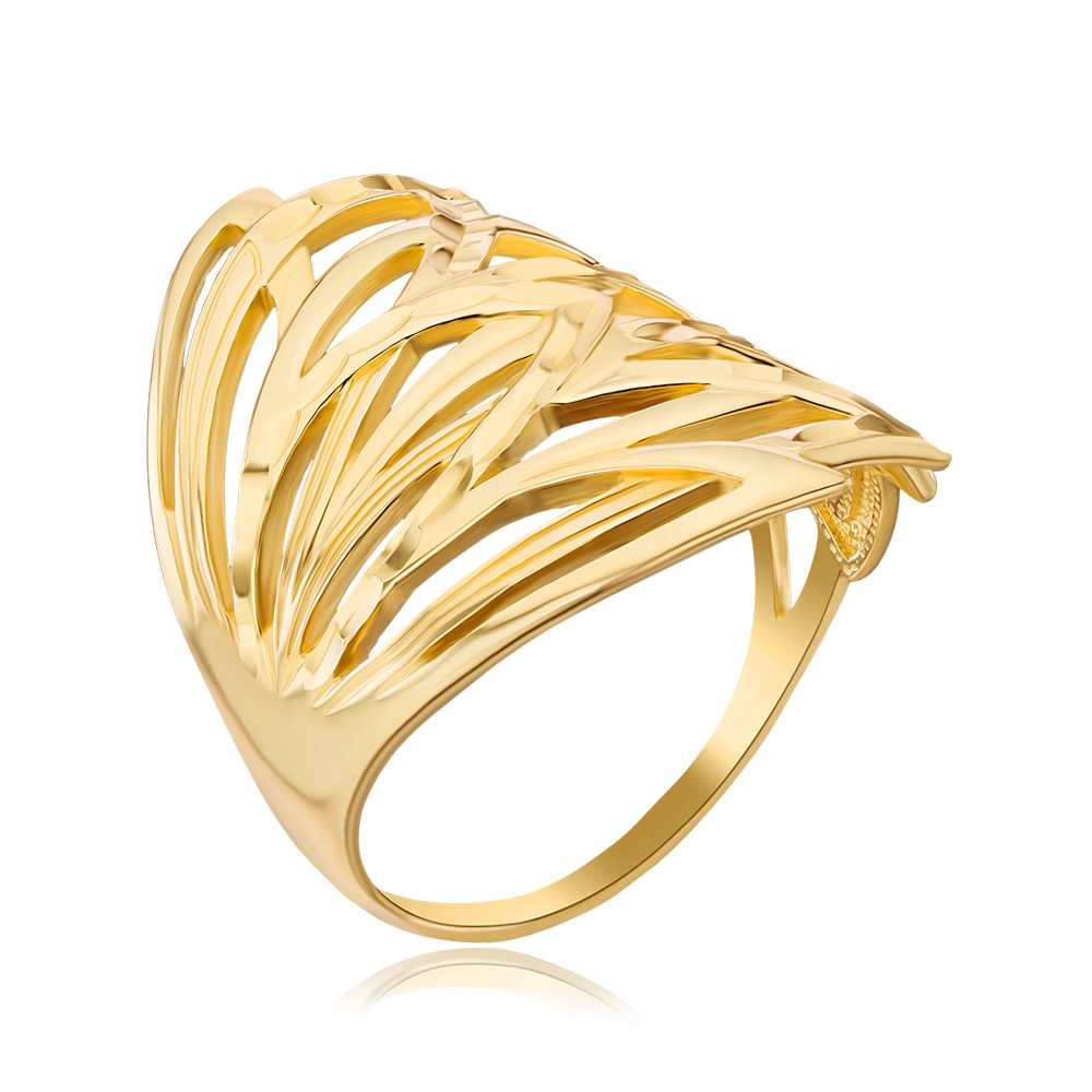 Золотое кольцо без вставки 12576/03/2