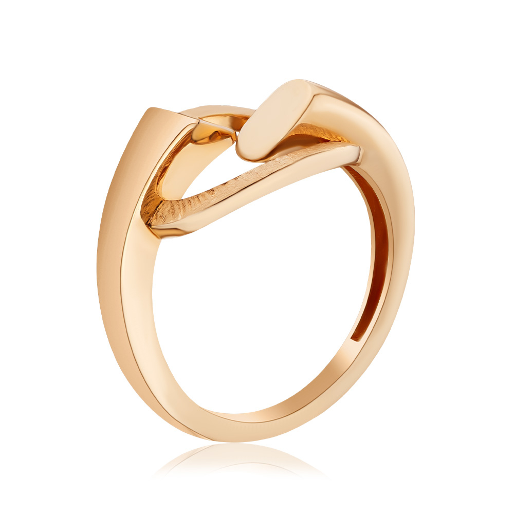 Золотое кольцо без вставки 17219/01/0