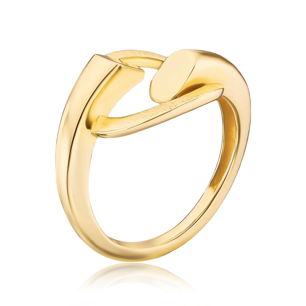 Золотое кольцо без вставки 17219/03/0