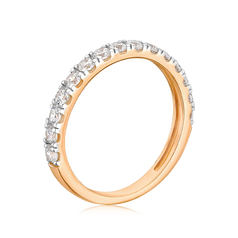 Золота каблучка з фіанітами Tesori 17261/01/1/4175