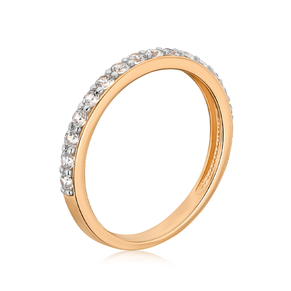 Золота каблучка з фіанітами Tesori 17278/01/1/4191