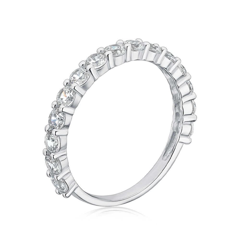 Золота каблучка з фіанітами Tesori 17279-2/02/1/4189