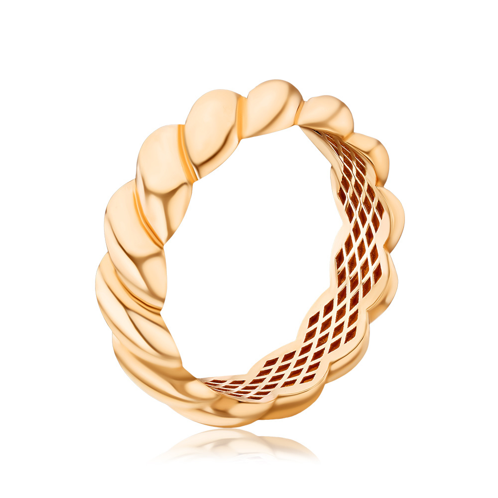 Золота каблучка без вставки 18715/01/0