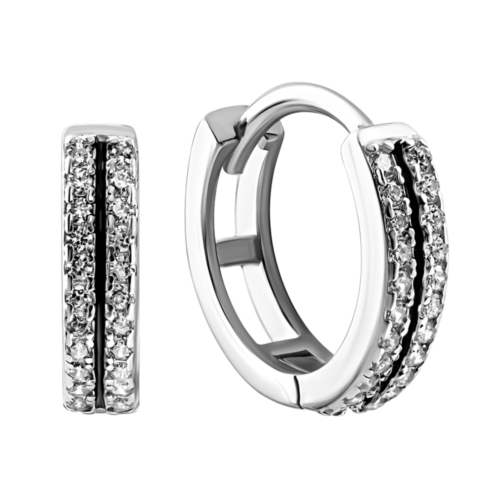 Серебряные серьги-конго. Артикул UG51EA106855