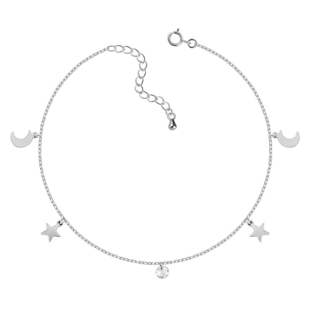 Серебряный браслет з фианитами. Артикул UG51BR73569