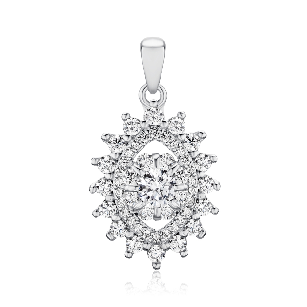 Серебряная подвеска с фианитами 1PE45543-P/12/1