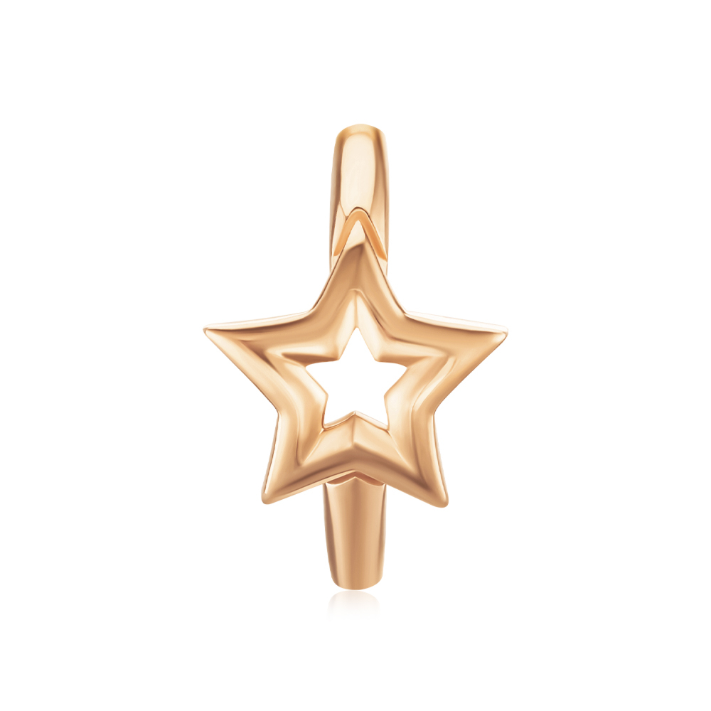 Золотая серьга-каффа 23147/01/0