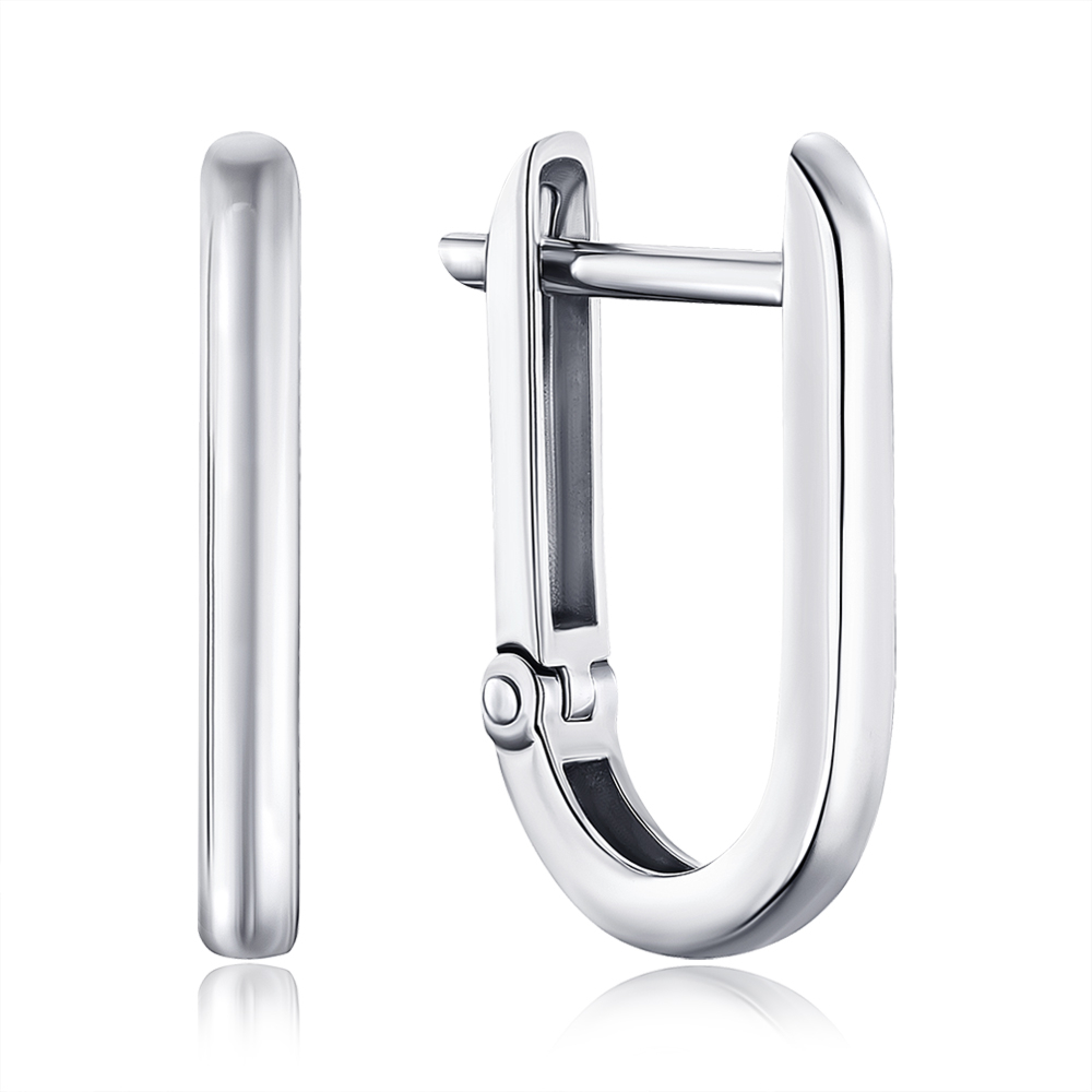 Золоті сережки без вставки 23609/02/1