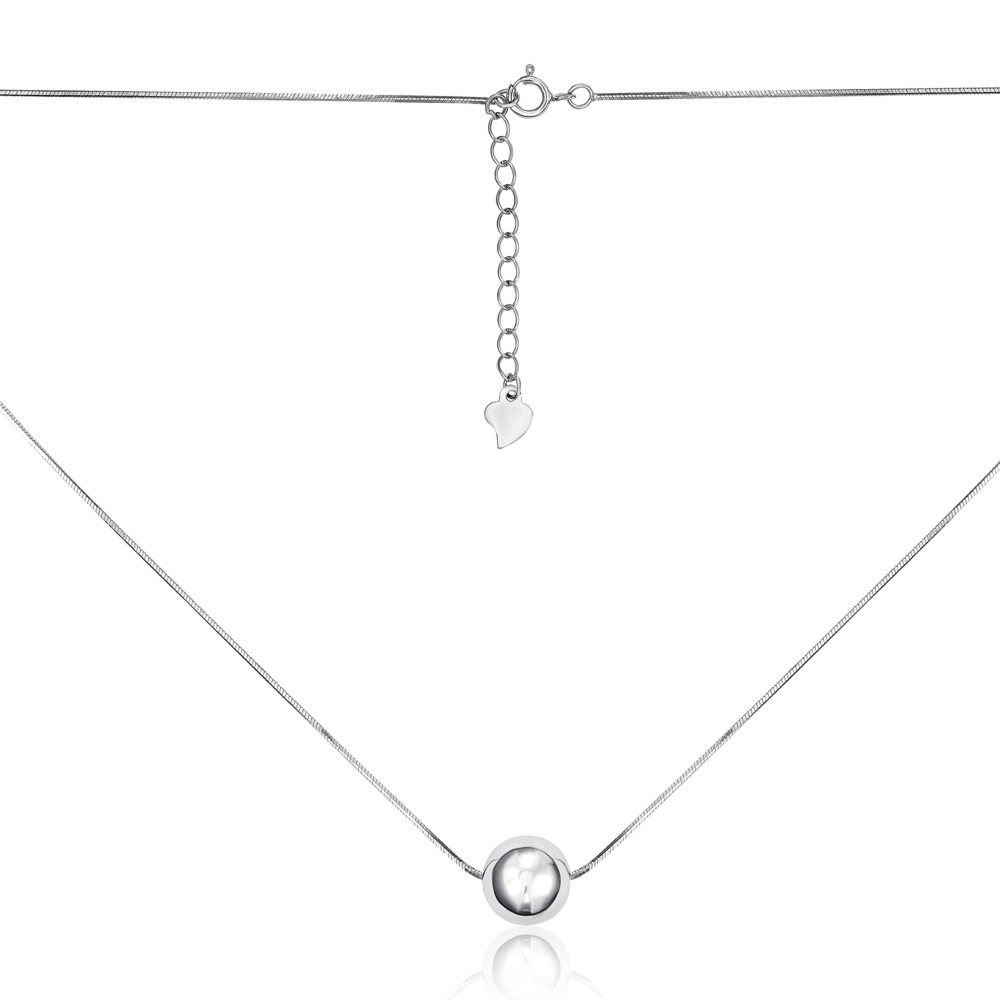 Серебряное колье. Артикул 2D11436-10-K/12