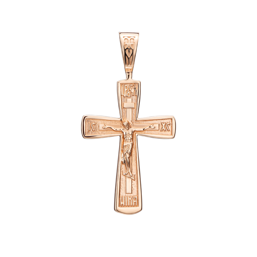 Золотой крестик. Распятие Христа. Артикул 31360