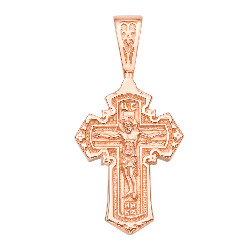 Золотой крестик. Распятие Христа. Артикул 31522