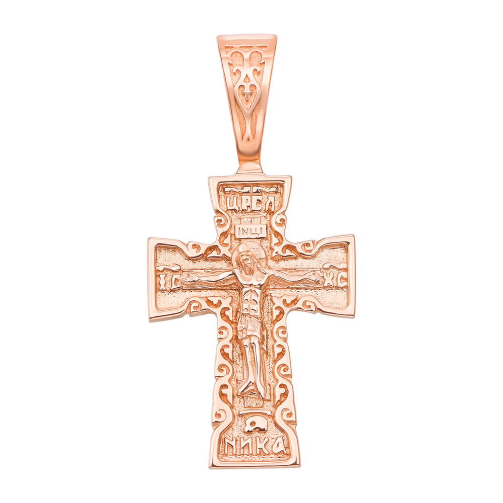 Золотой крестик. Распятие Христа. Артикул 31527