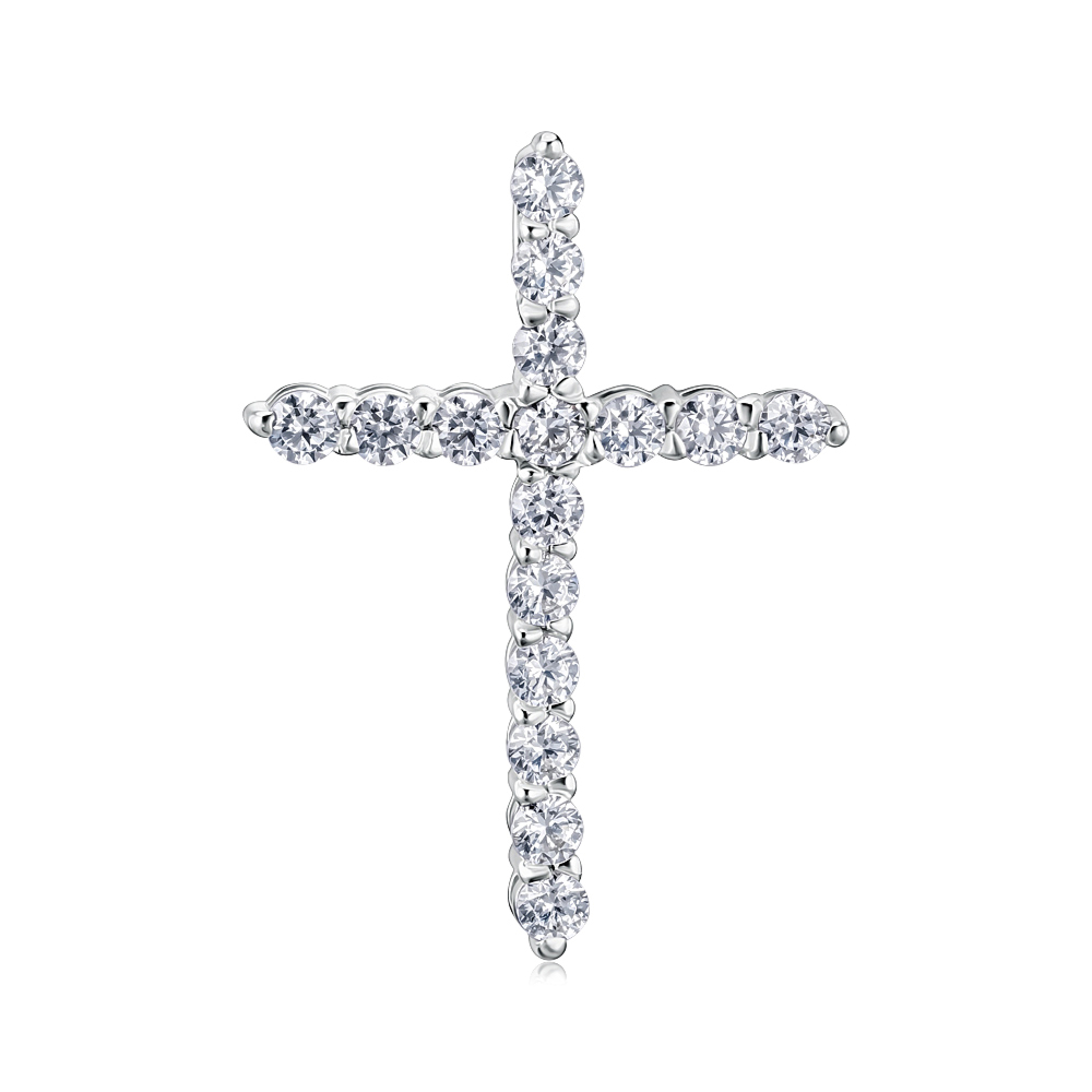 Золотой крестик с фианитами Tesori. Артикул UG531743/02/1/4191