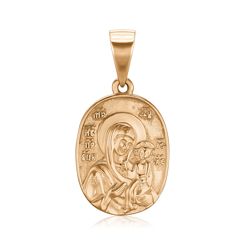 Золотая подвеска-ладанка 32042/08/0