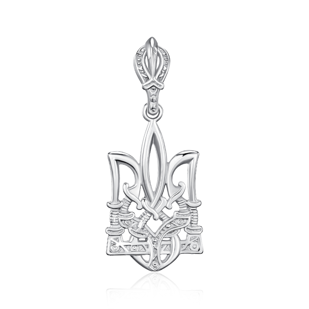 Срібна підвіска без вставки. Артикул с35013