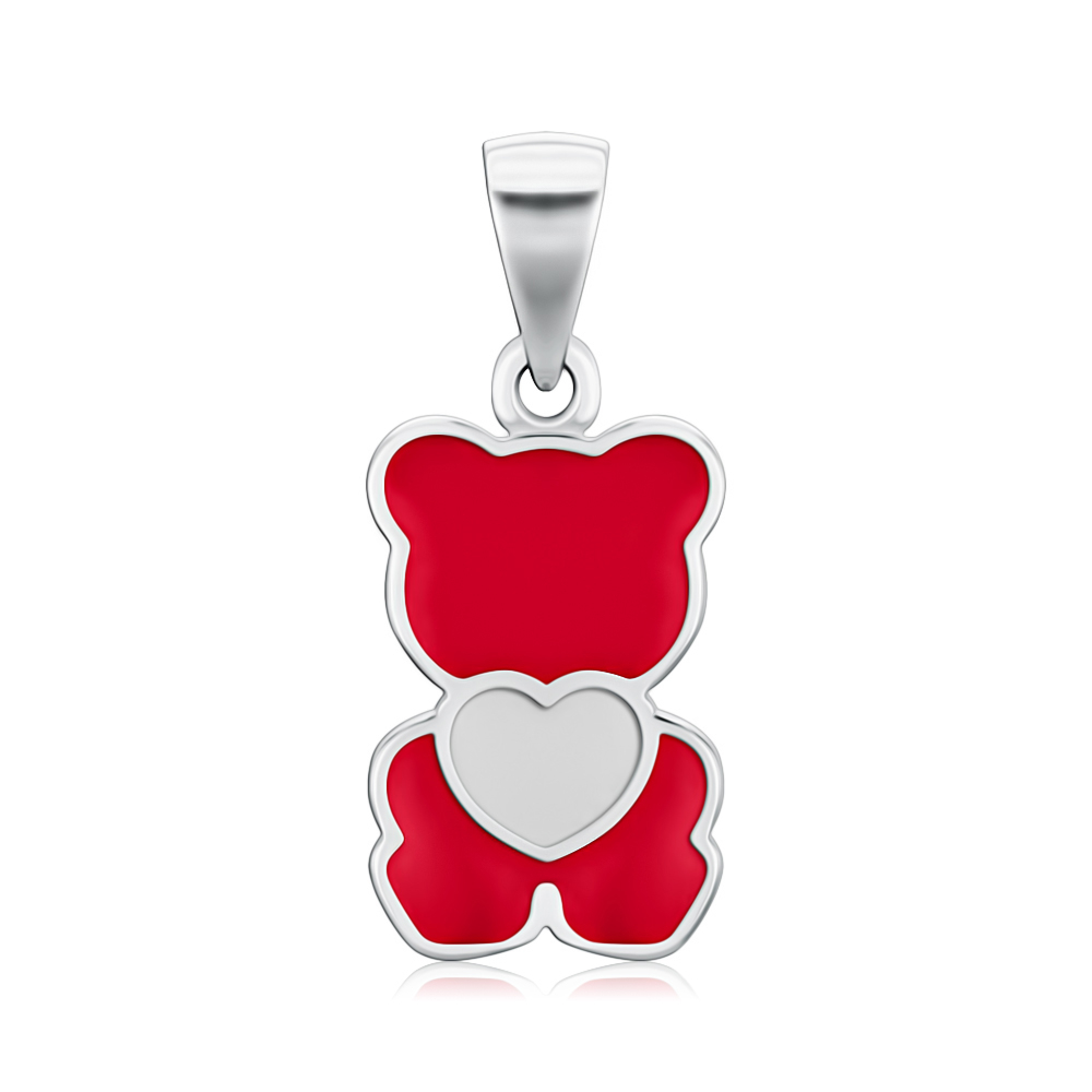 Серебряная подвеска с эмалью 35327/12/1/391