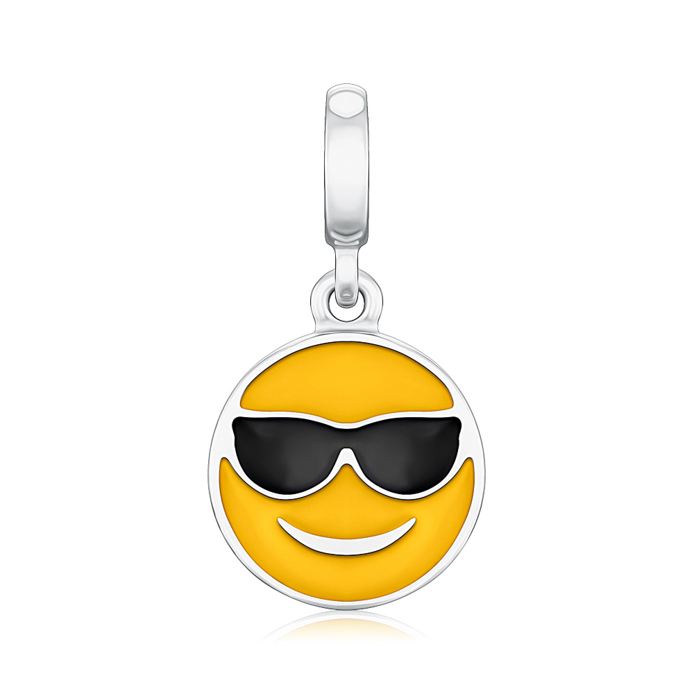 Серебряная бусина-шарм с эмалью 35432/12/1/2657