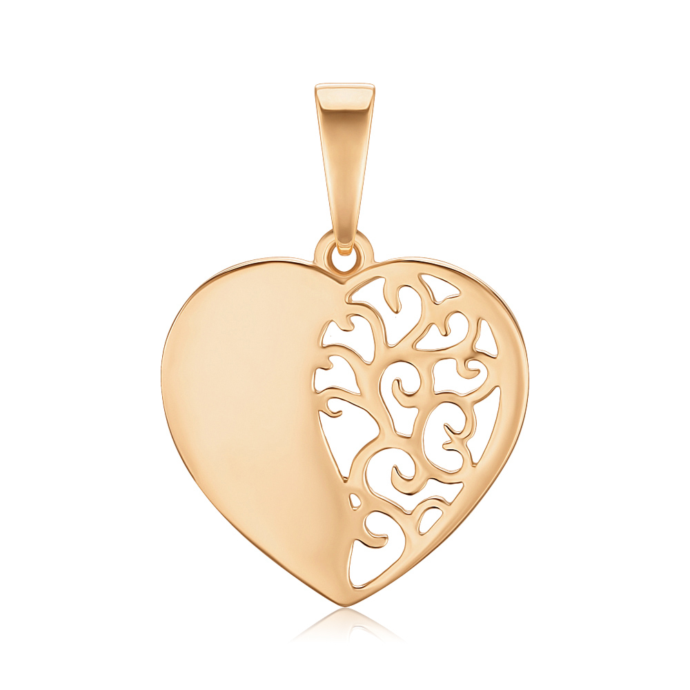 Срібна позолочена підвіска 35543-Пз/17/0