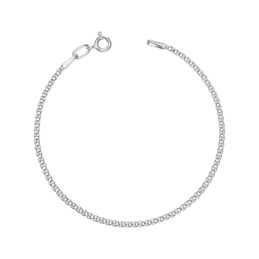 Срібний браслет без вставки 37012-B/12