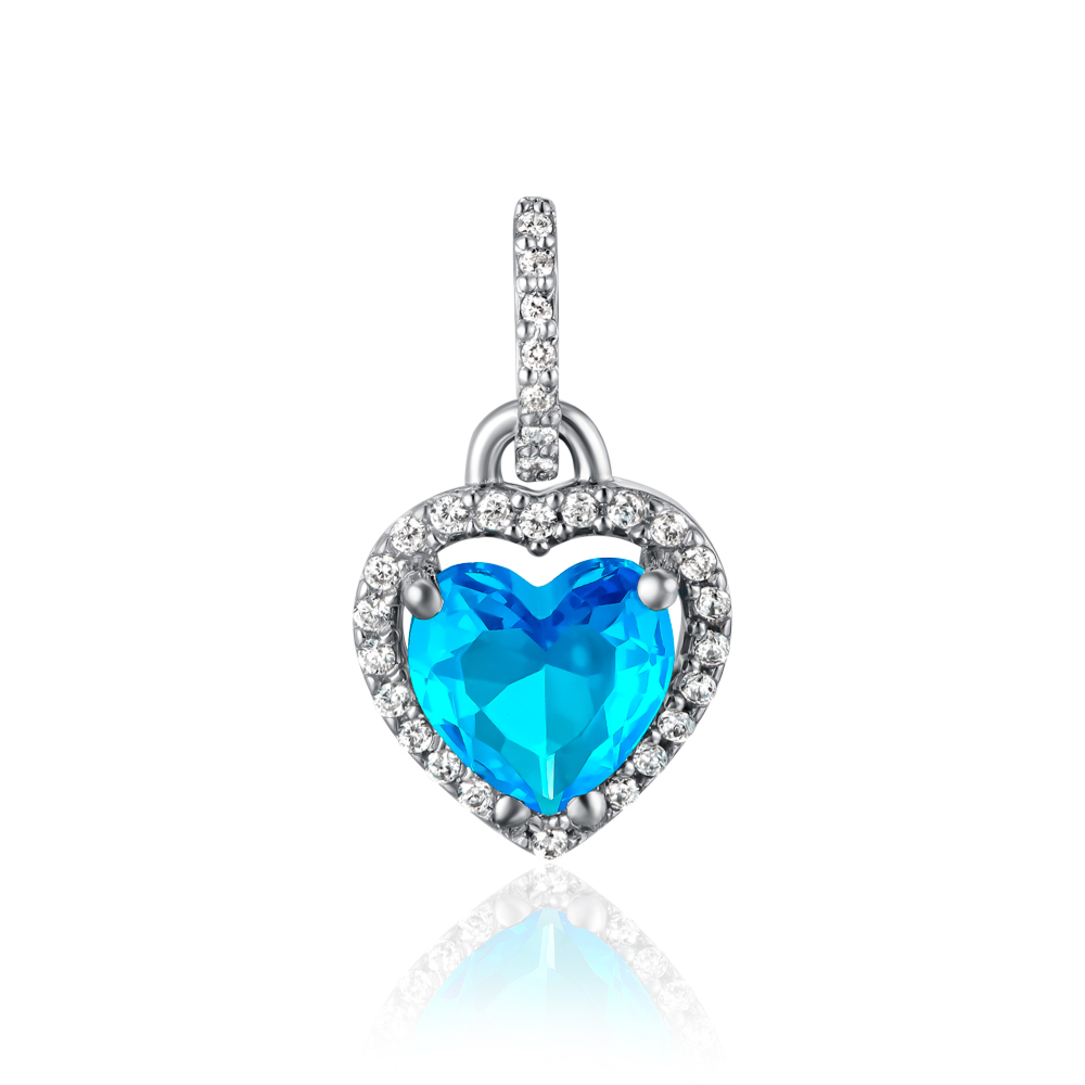 Серебряная подвеска с кварцем. Артикул 3807р-QSWB