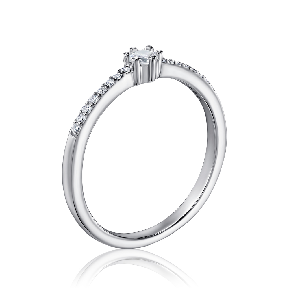 Серебряное кольцо. Артикул 3RI70329-R/12/1