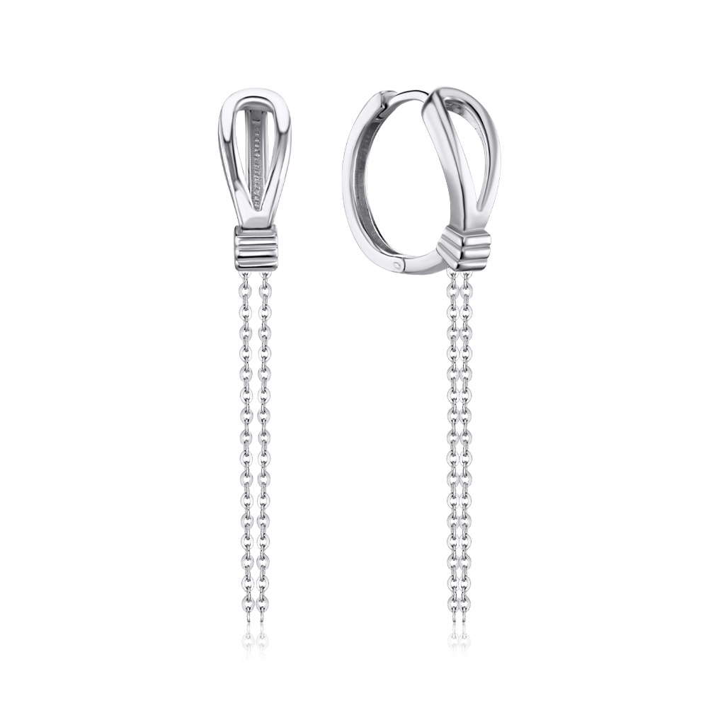 Срібні сережки 41394/12/1