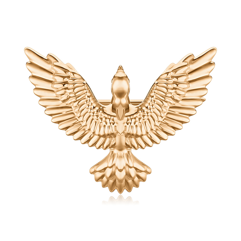 Золота брошка без вставки 4176/01/0