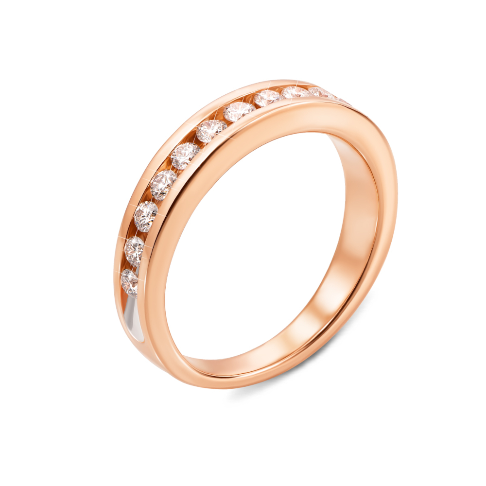 Золотое кольцо с бриллиантами. Артикул 52496-2/01/1/8031