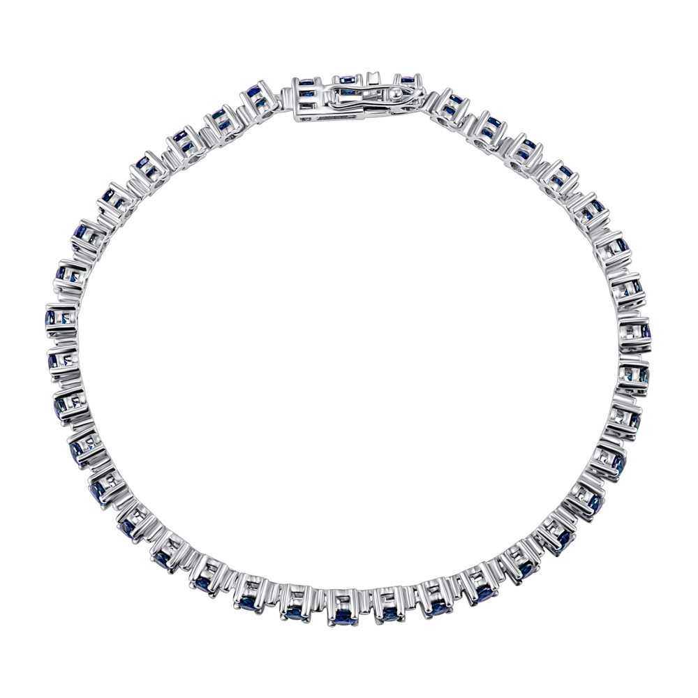 Золотой браслет с сапфирами 52948/02/1/8053