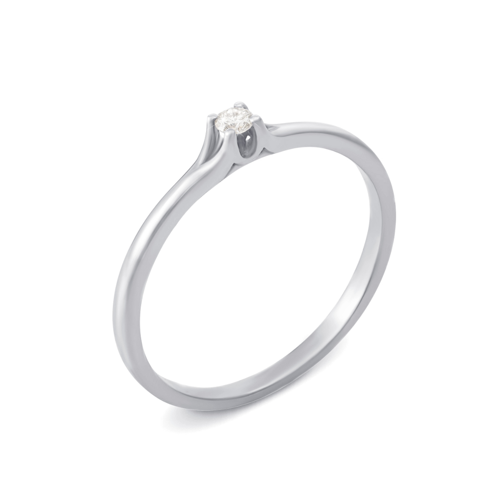 Золотое кольцо с бриллиантом. Артикул 53016/2.5б