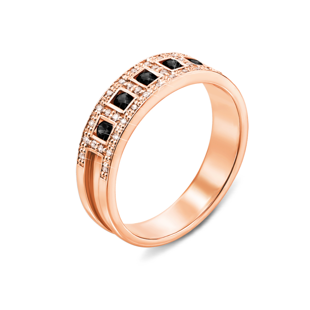 Золотое кольцо с бриллиантами. Артикул 53040-2/01/1/8015
