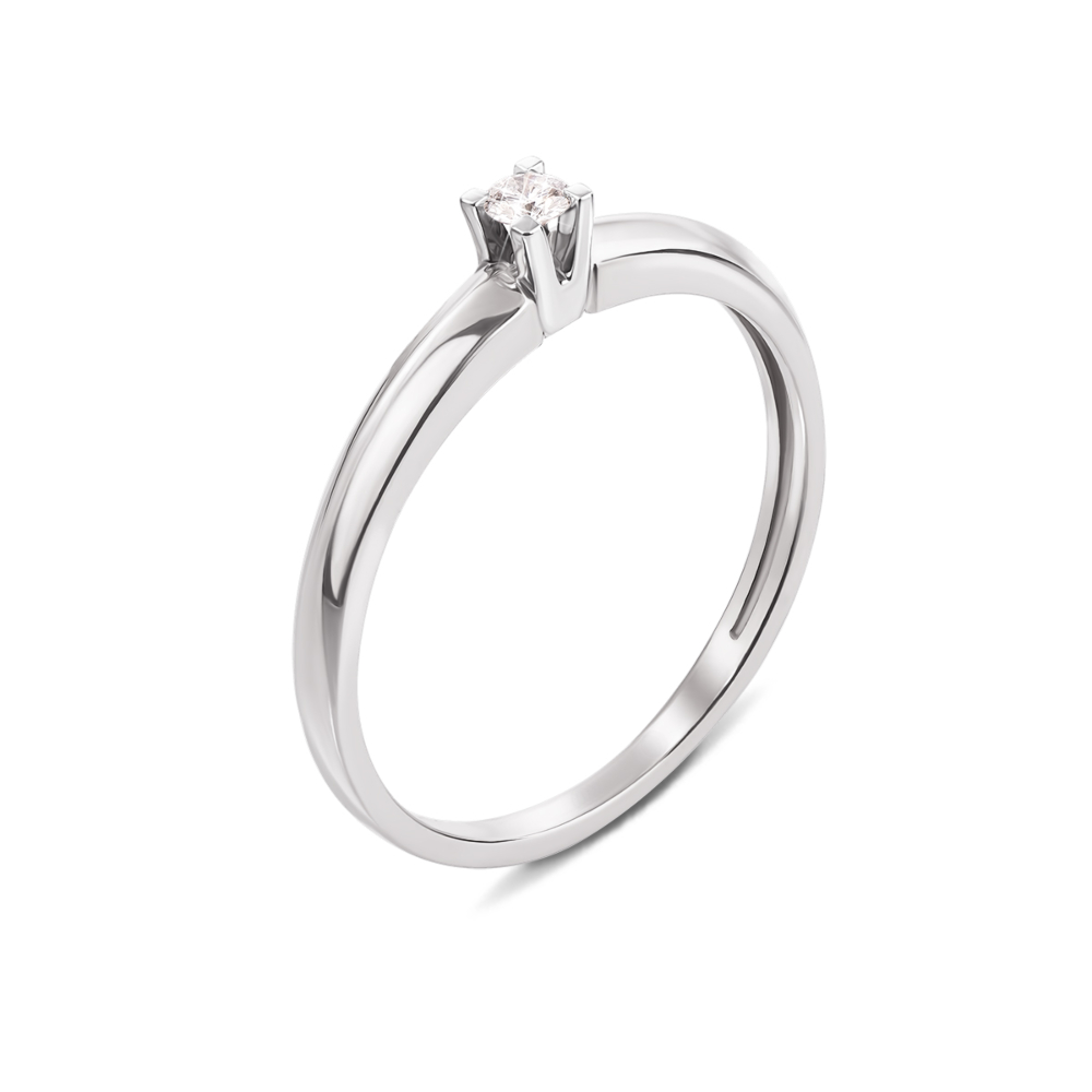 Золотое кольцо с бриллиантом. Артикул 53065/2.5б
