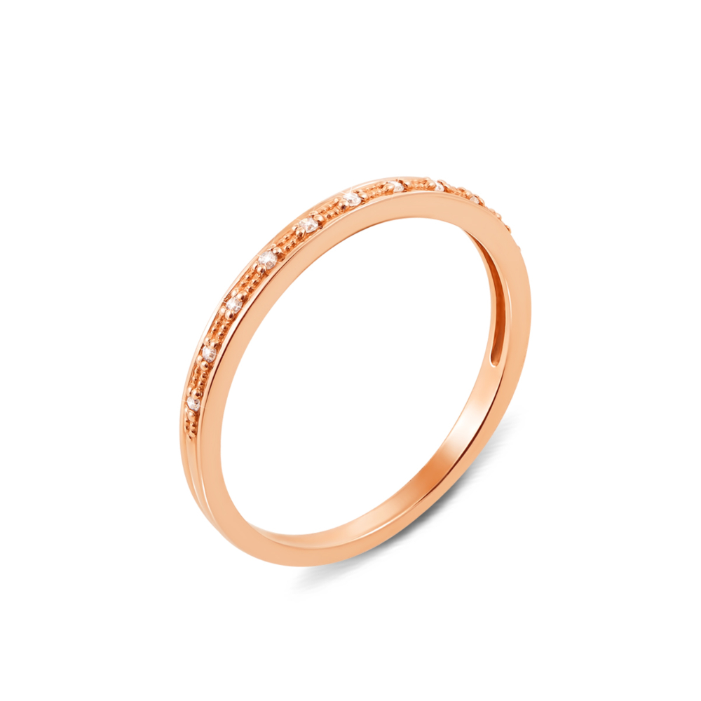 Золотое кольцо с бриллиантами. Артикул 53159/0.9S