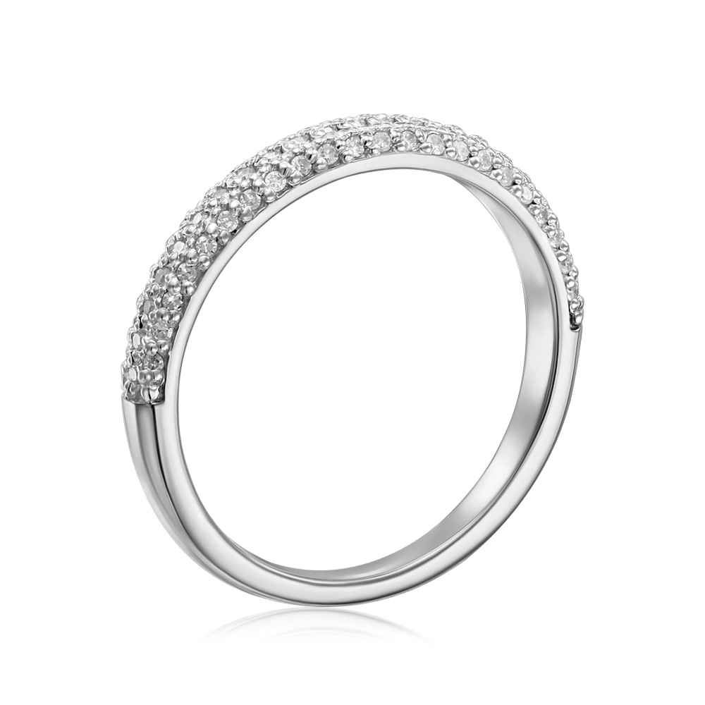 Золотое кольцо с бриллиантами. Артикул 53190/0.8S б