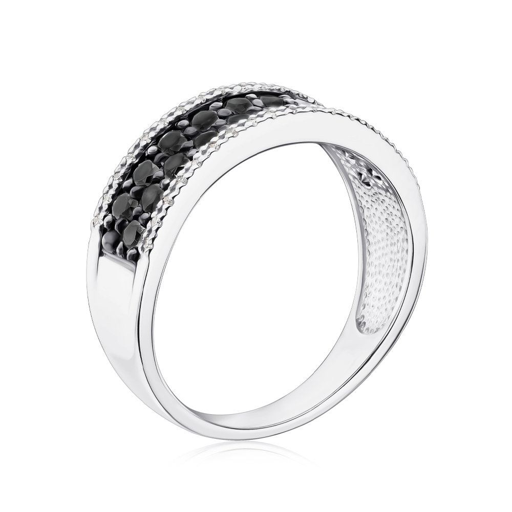 Золотое кольцо с бриллиантами 53213/02/1/11791