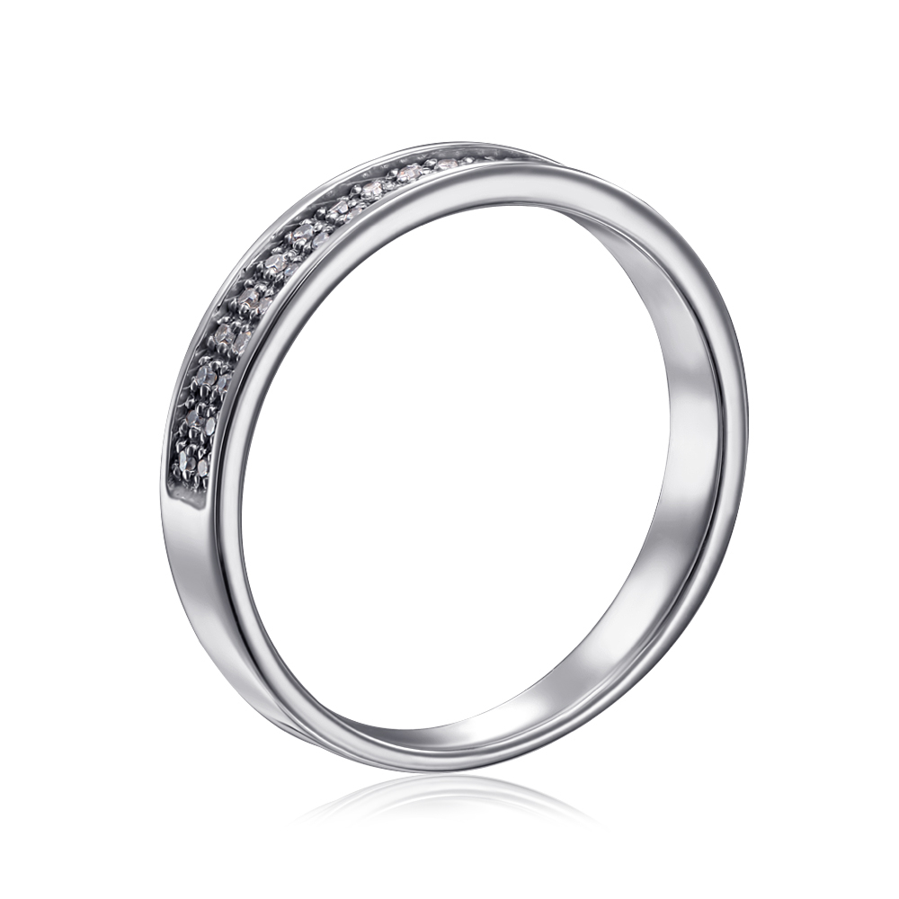 Золотое кольцо с бриллиантами. Артикул 53255/02/1/8007 (53255/0.8Sб)