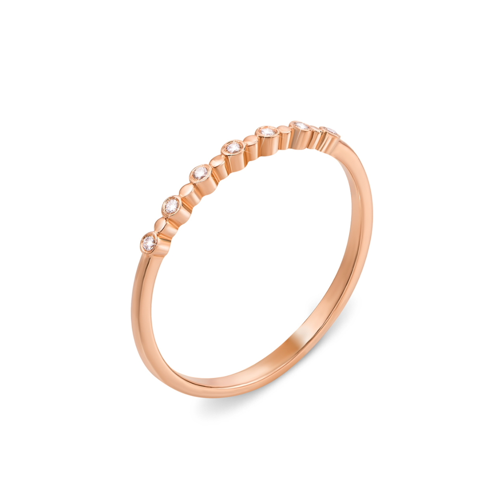 Золотое кольцо с бриллиантами. Артикул 53326/1
